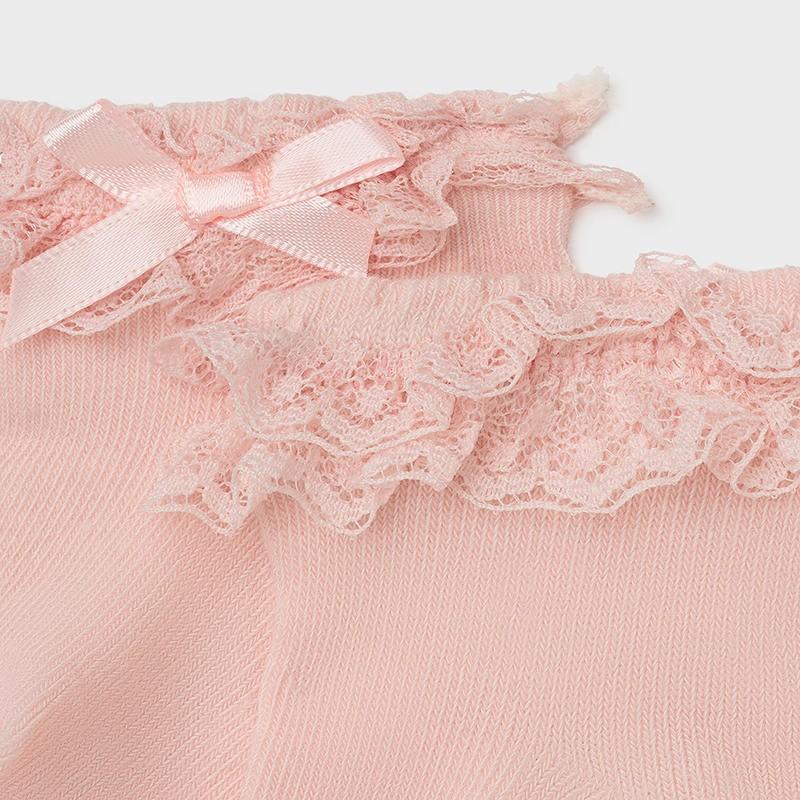 Calcetines Bebé Vestir Recién Nacido Mayoral Rosa - Nanetes #