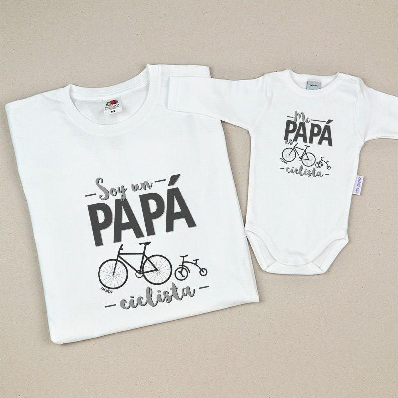 Pack Padre-Hijo/a Papá ciclista Mi Pipo - Nanetes #