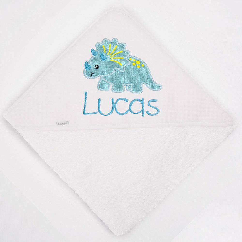 Capa de Baño Bebé Personalizada Triceratops Nanetes - Nanetes #
