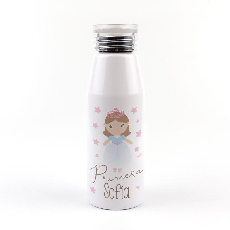 Botella personalizada aluminio Princesa – Nanetes