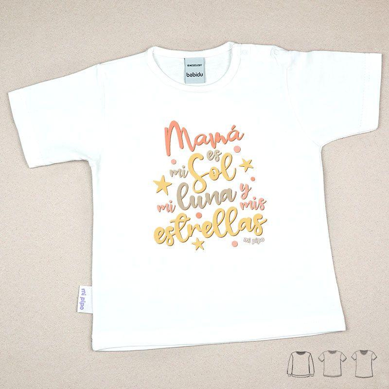 Camiseta Infantil mama es mi sol Mi Pipo - Nanetes #