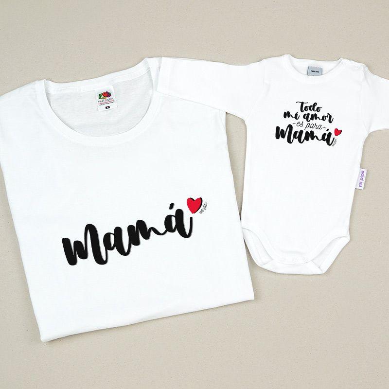 Camisetas Mama/Hijo mi amor es de mama - Nanetes #