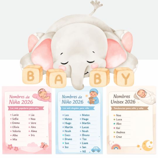 Nombres de bebé que serán tendencia en 2026: los más bonitos, modernos y con significado ✨👶 - Nanetes