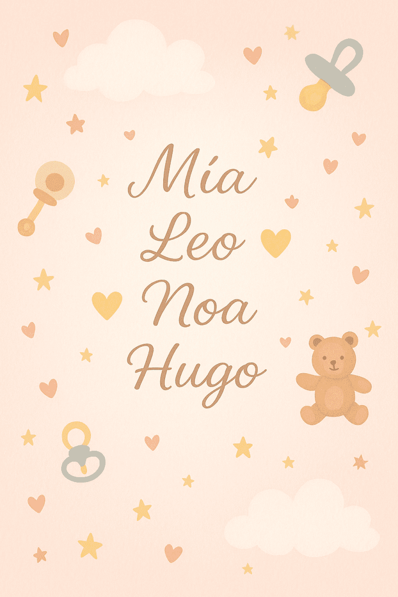 Nombres de bebé en tendencia 2025: clásicos, cortos y con significados bonitos - Nanetes