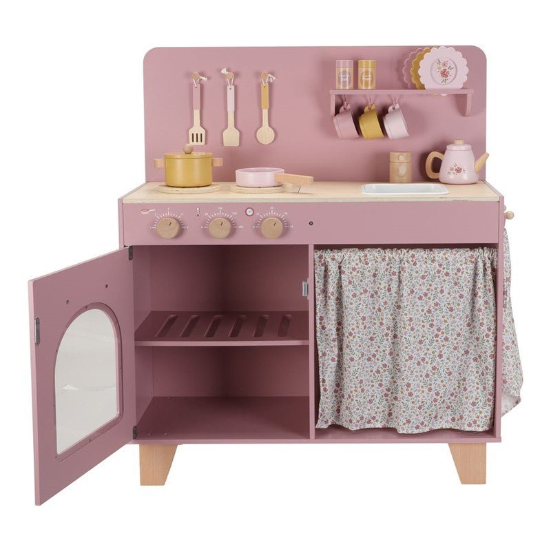 Cocinita Infantil Madera Rosa Little Duch - Nanetes