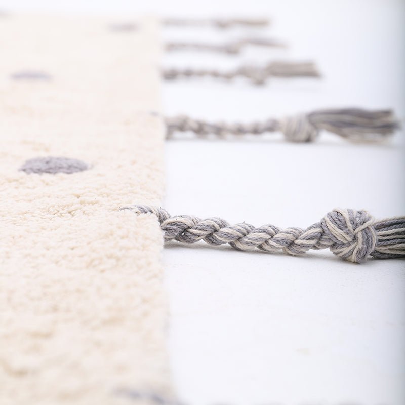 Alfombra Algodón Lavable Nümi gris - Nanetes