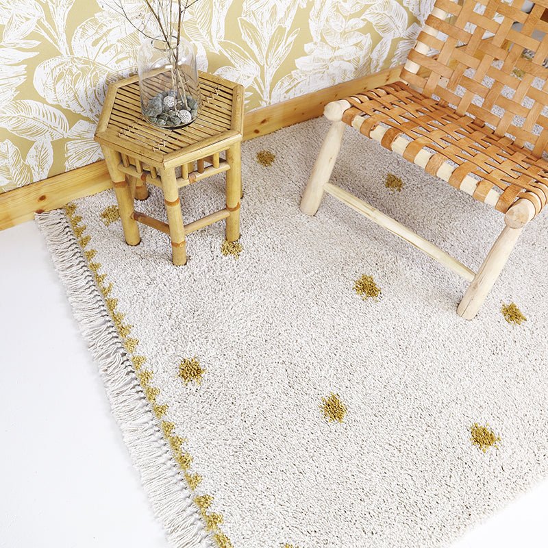 Alfombra Algodón Lavable Wooly Lemon - Nanetes