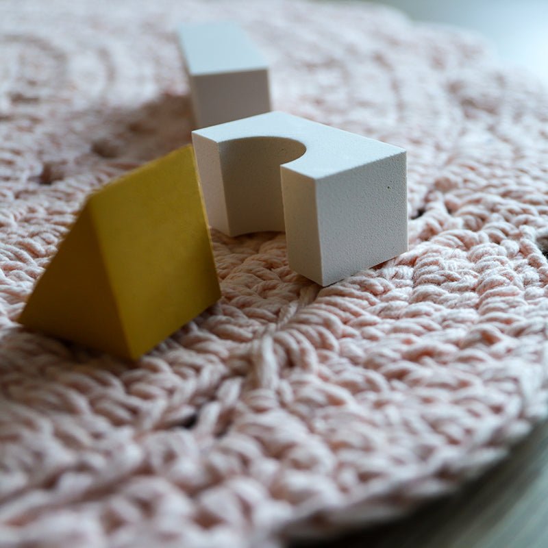 Alfombra Algodón Crochet Alma Nude - Nanetes