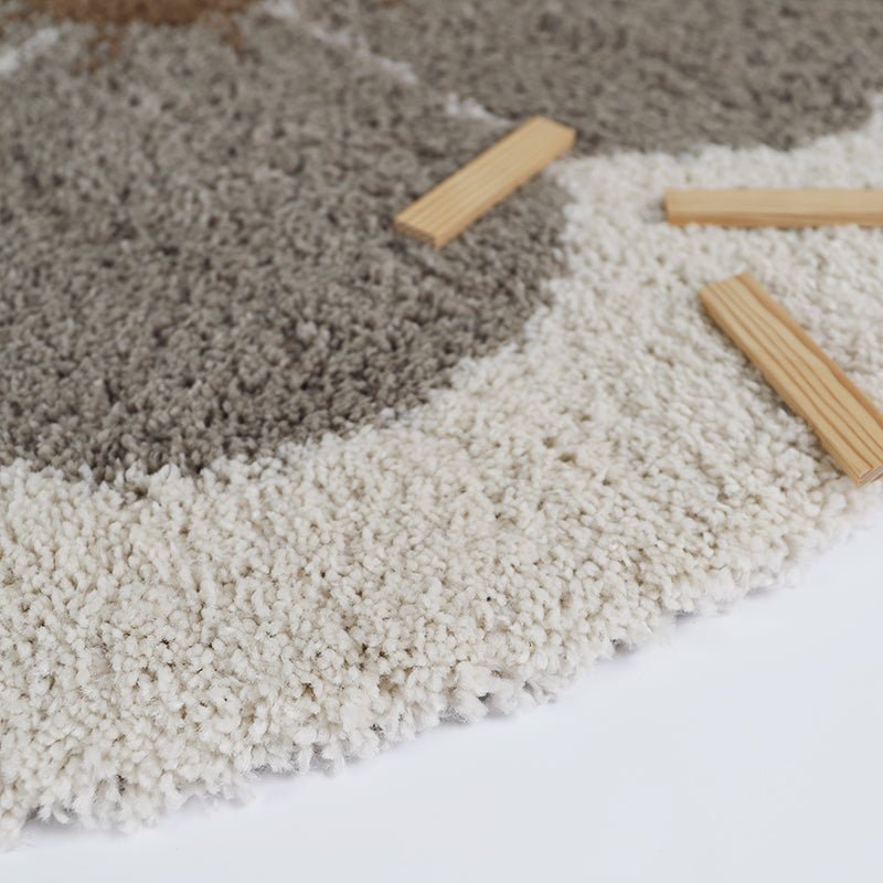 Alfombra Algodón Lavable Bohemian Daisy Beige - Nanetes