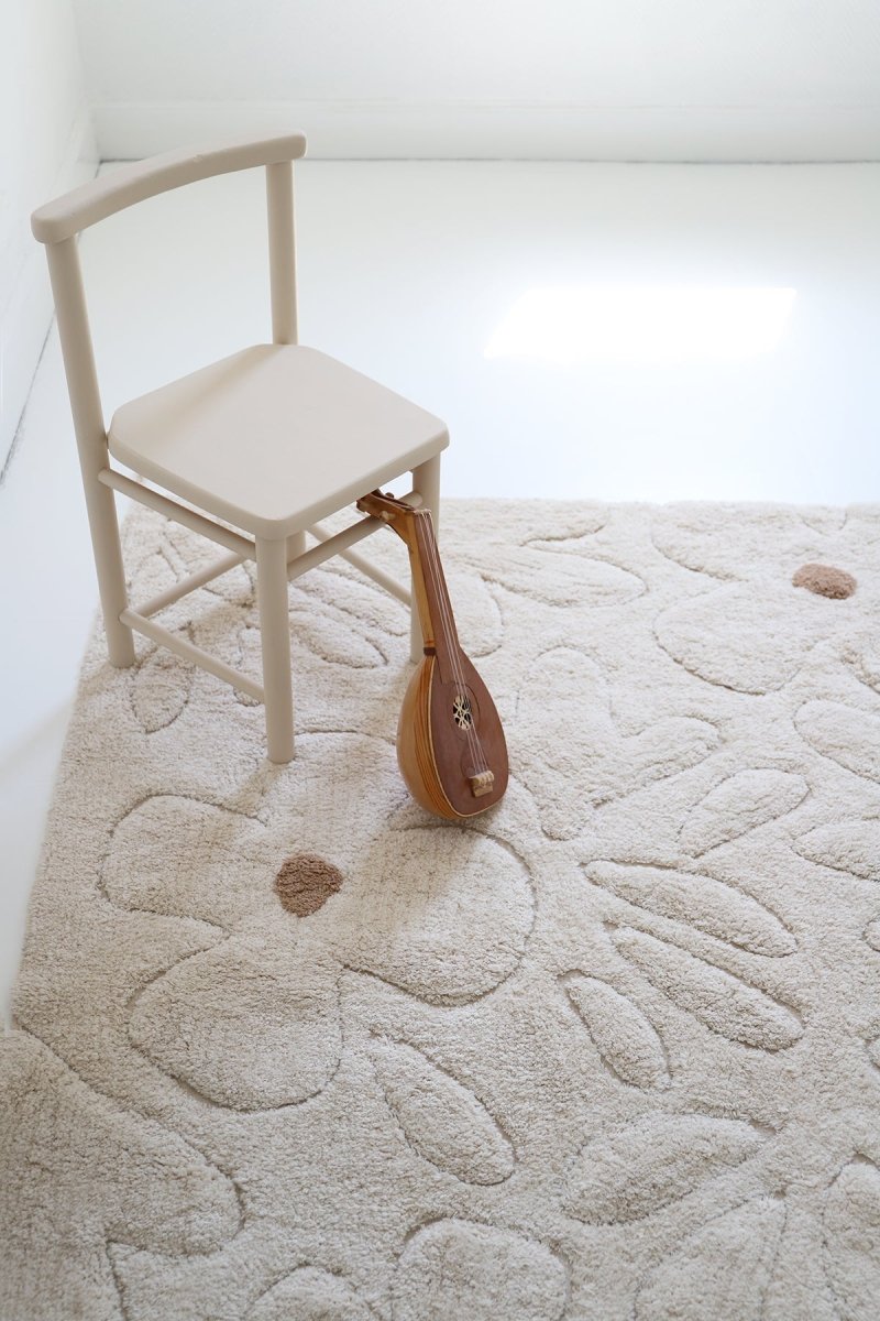 Alfombra Algodón Lavable Gentle Flora - Nanetes