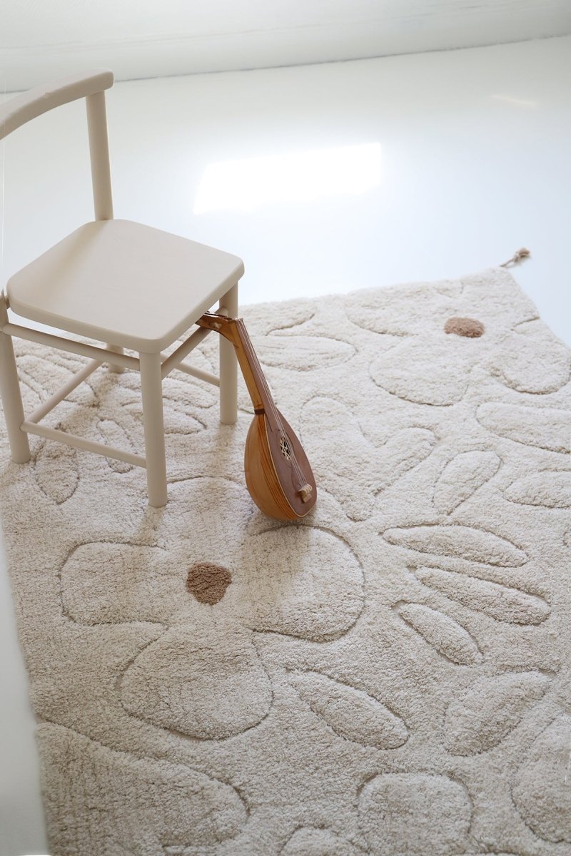 Alfombra Algodón Lavable Gentle Flora - Nanetes