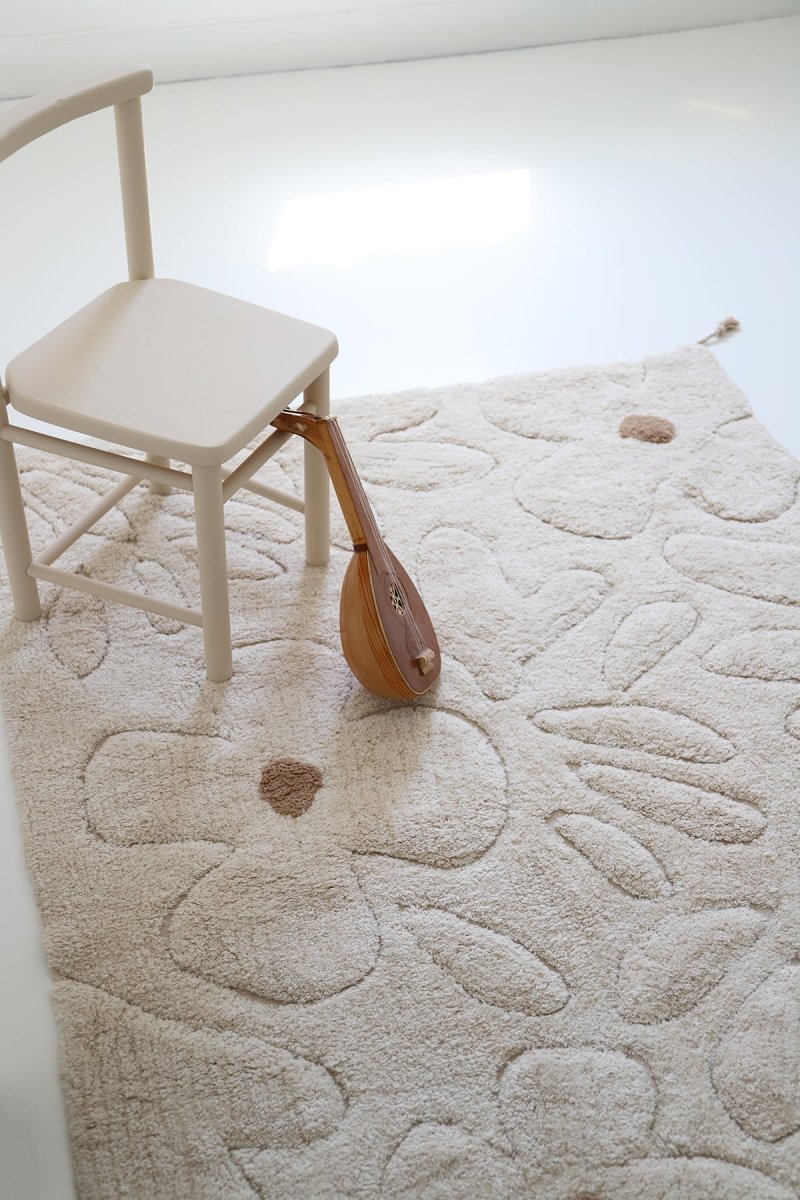 Alfombra Algodón Lavable Gentle Flora - Nanetes