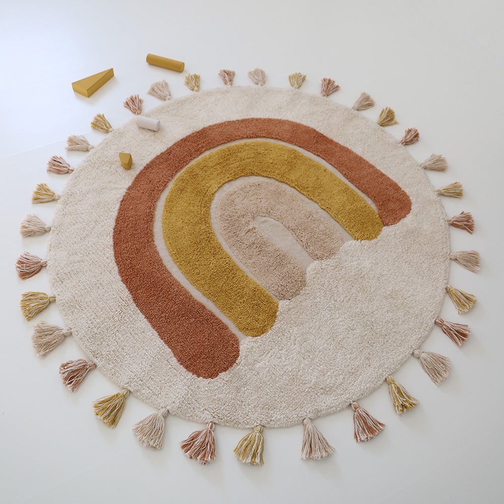 Alfombra Algodón Lavable Rainbow Tofee - Nanetes