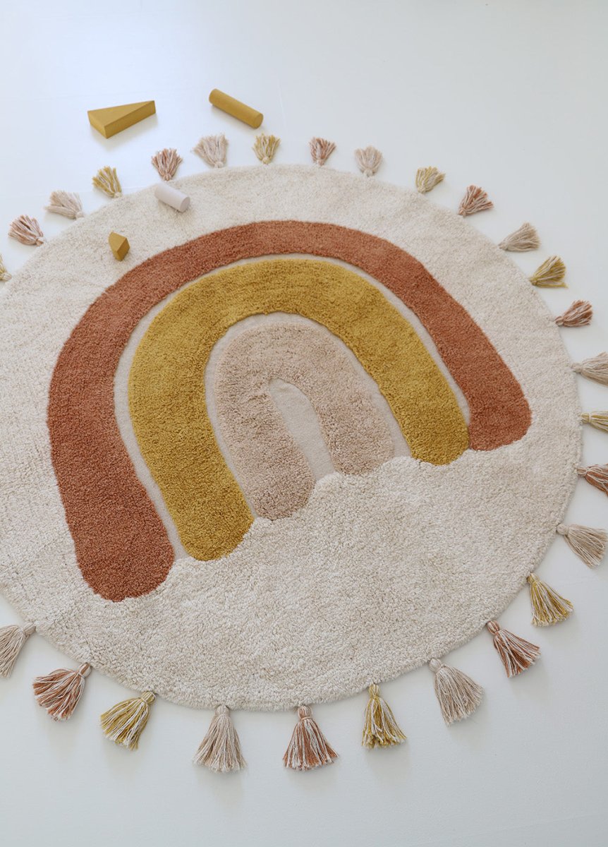 Alfombra Algodón Lavable Rainbow Tofee - Nanetes