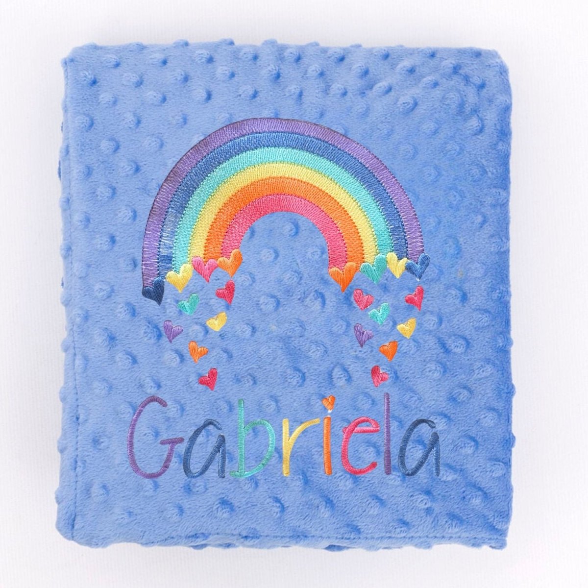 Manta Bebé arco iris Corazones Nanetes - Nanetes