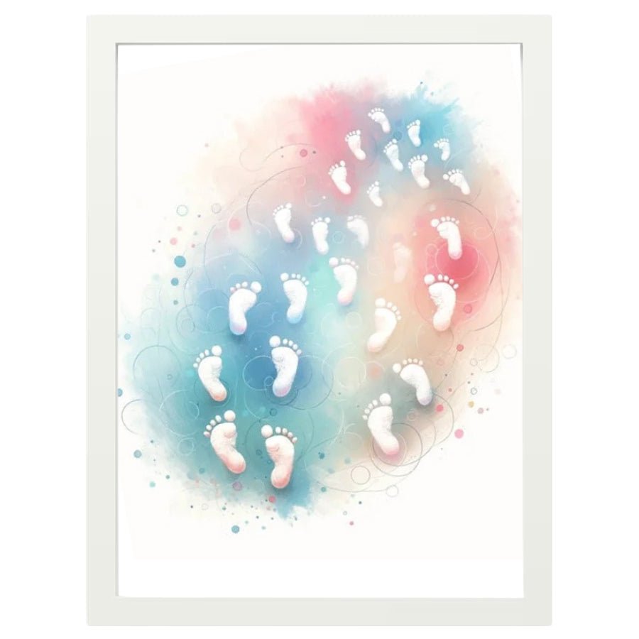 Cuadro Infantil Decorativo Piececitos - Nanetes