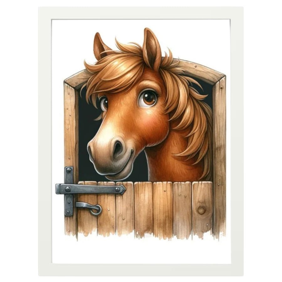 Cuadro Infantil Decorativo Caballo - Nanetes