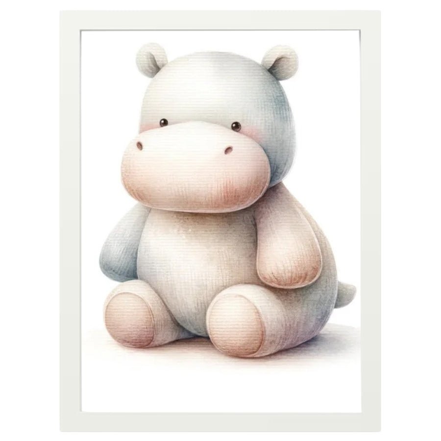 Cuadro Infantil Decorativo Hipopotamo - Nanetes