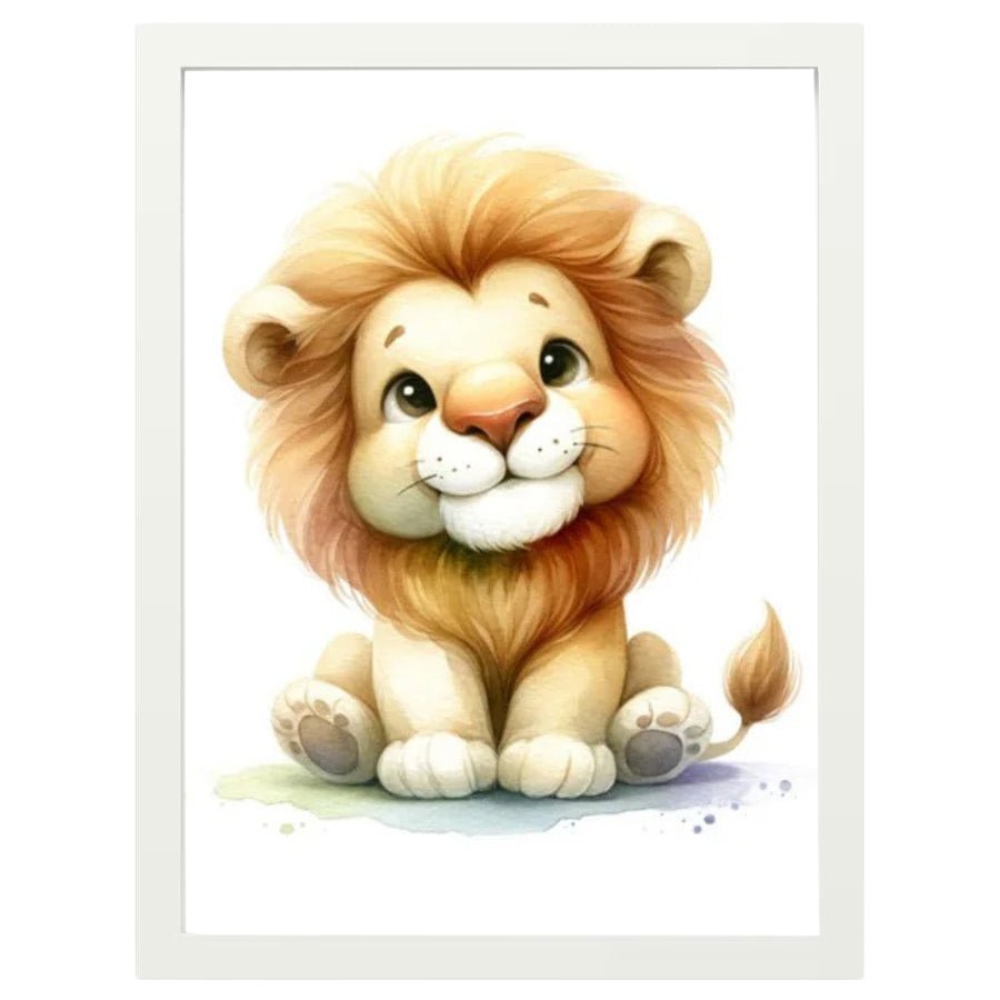 Cuadro Infantil Decorativo Leon - Nanetes