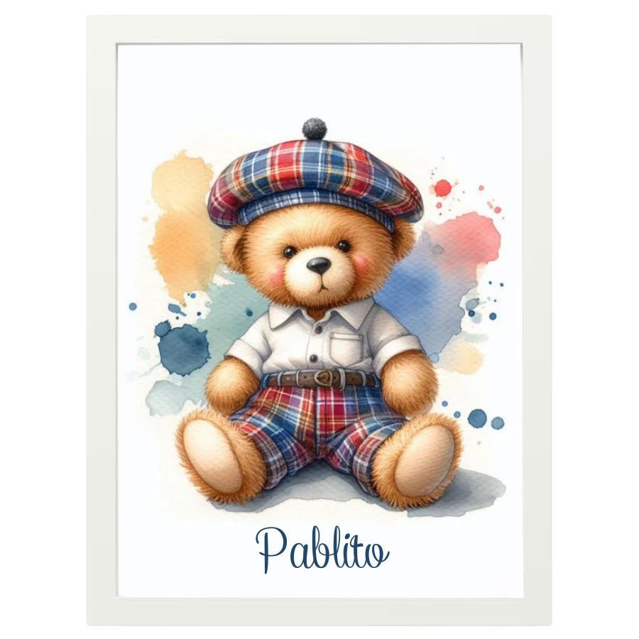 Cuadro Infantil Decorativo Teddy Bear - Nanetes