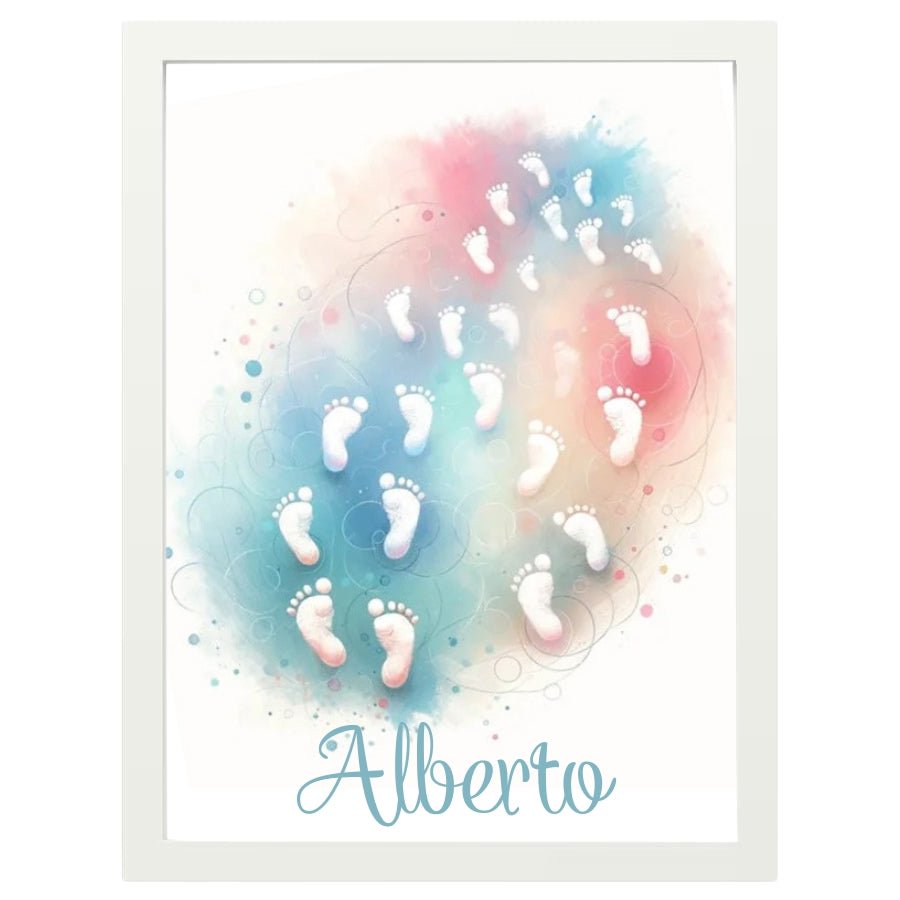 Cuadro Infantil Decorativo Piececitos - Nanetes