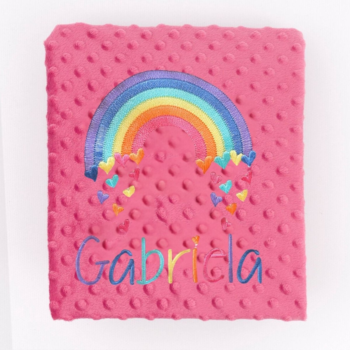 Manta Bebé arco iris Corazones Nanetes - Nanetes