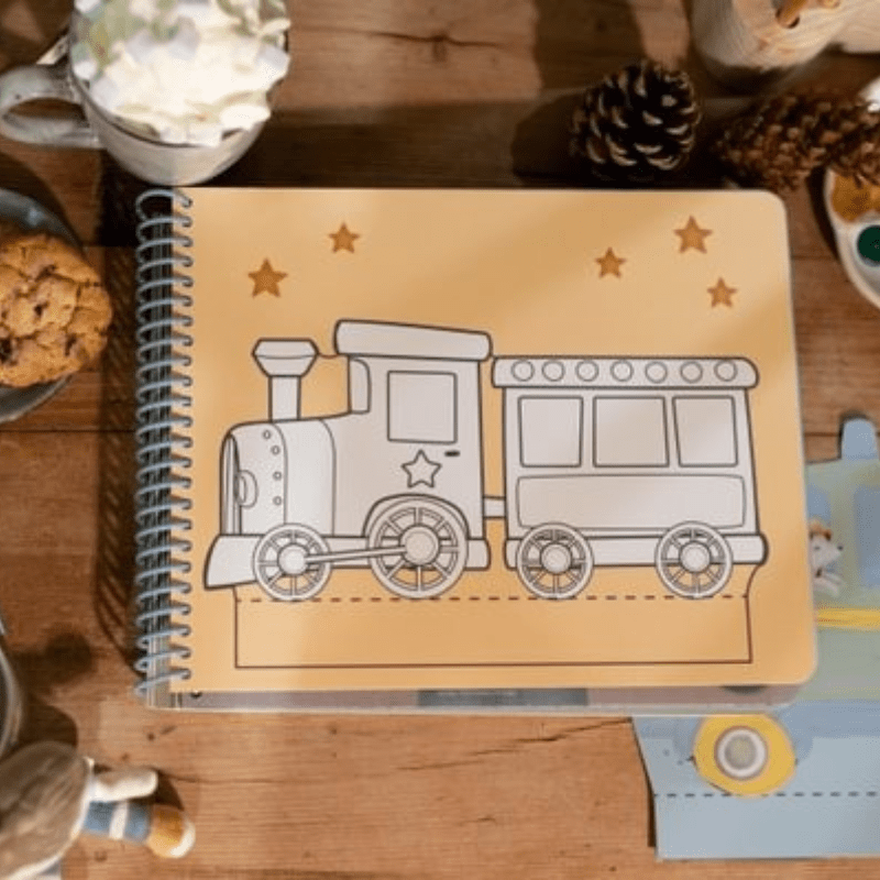 Libro Pinta y Recorta Vehiculos Little Duch - Nanetes