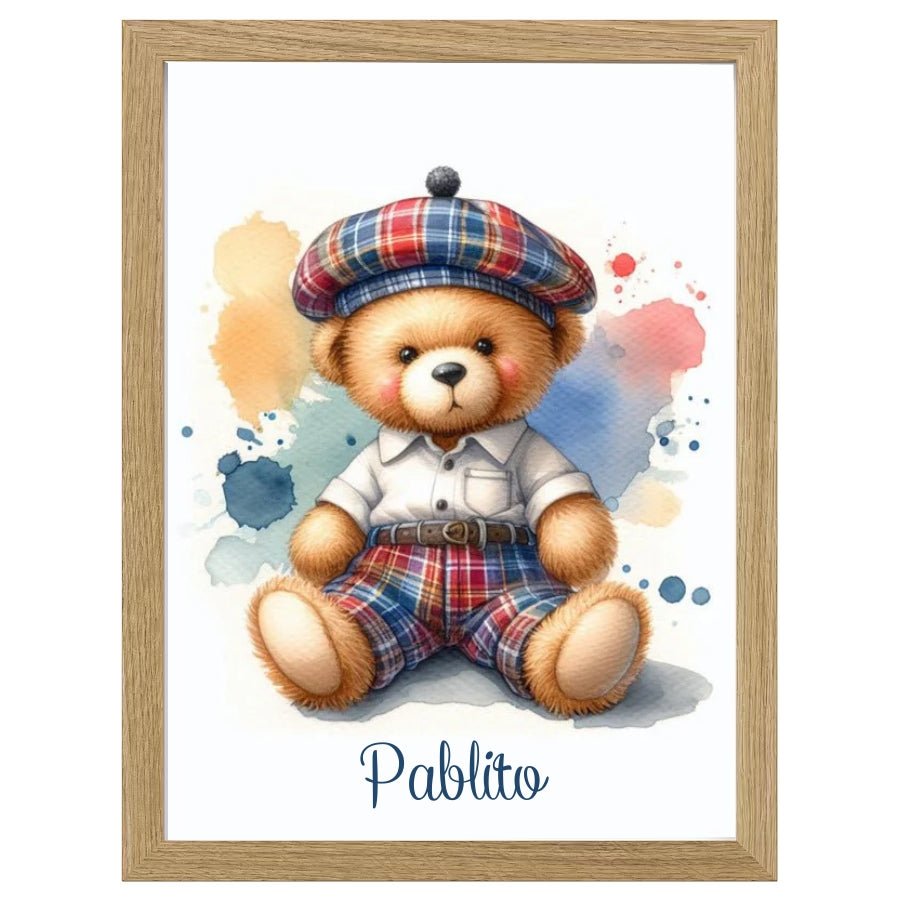 Cuadro Infantil Decorativo Teddy Bear - Nanetes