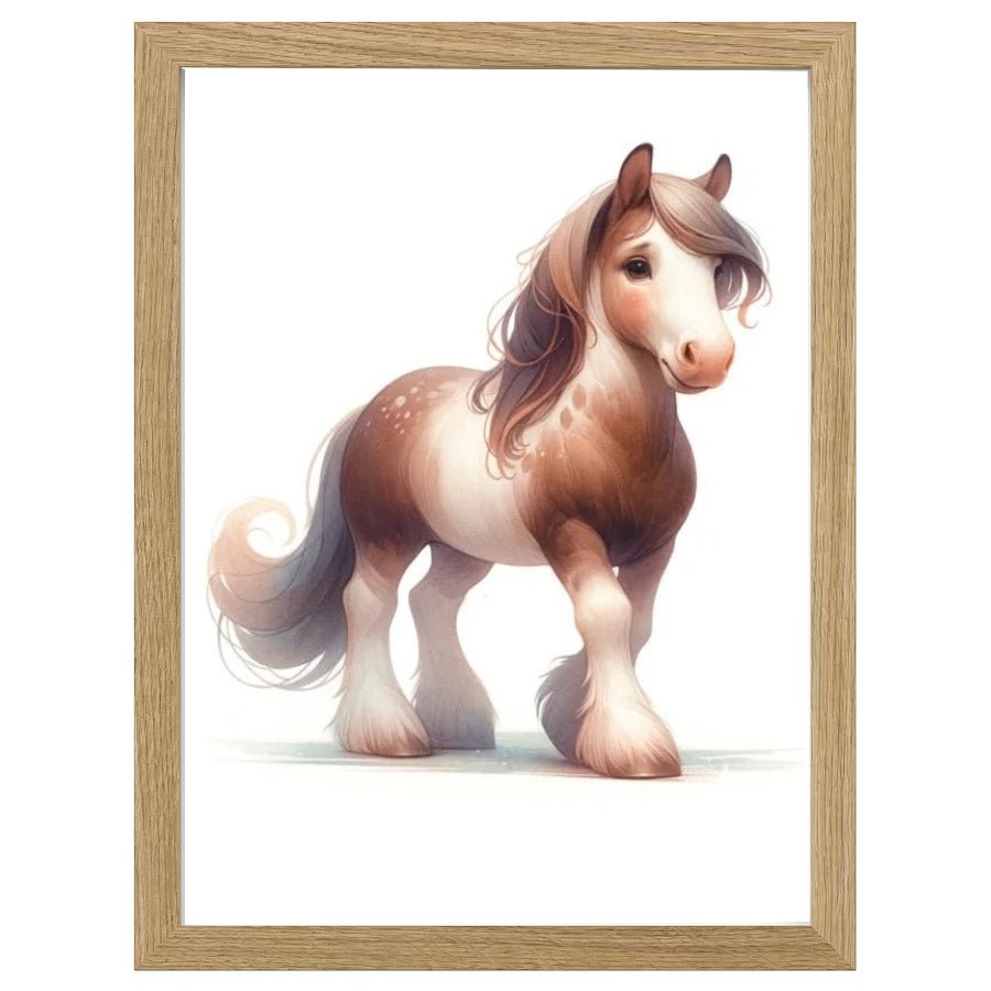 Cuadro Infantil Decorativo Caballo - Nanetes