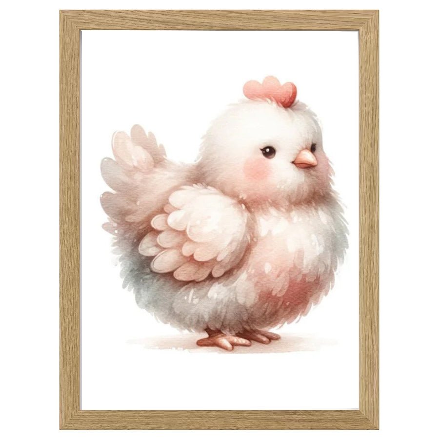 Cuadro Infantil Decorativo Gallinita - Nanetes