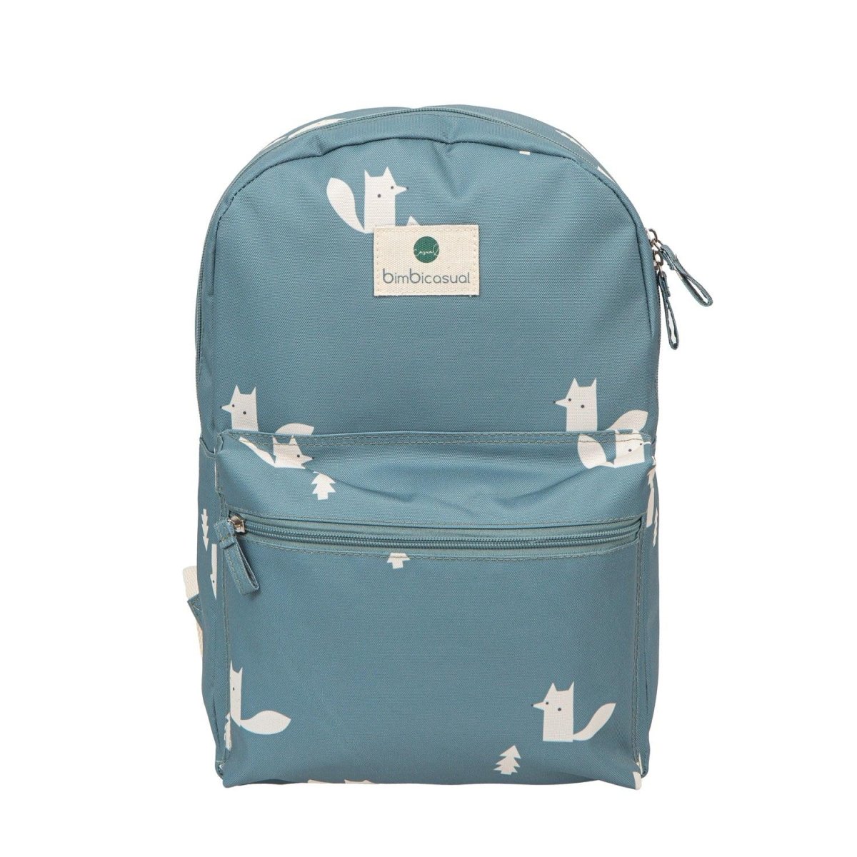 Mochila escolar FOX verde bimbi casual - Nanetes