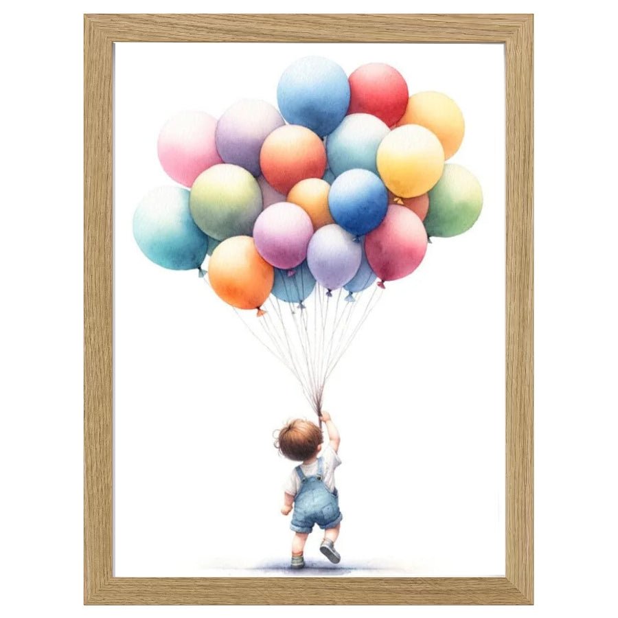 Cuadro Infantil Decorativo Los globos - Nanetes