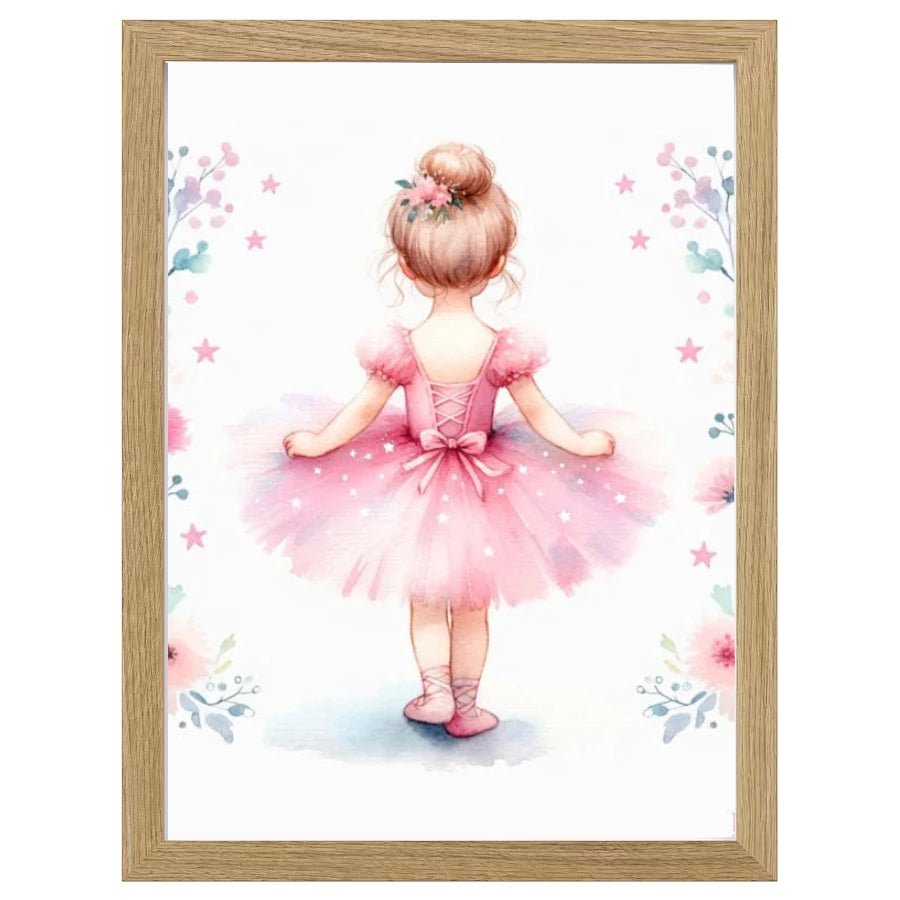 Cuadro Infantil Decorativo Bailarina - Nanetes