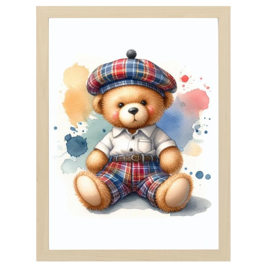 Cuadro Infantil Decorativo Teddy Bear - Nanetes