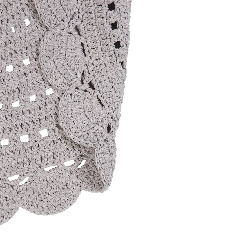 Alfombra Algodón Crochet Alma Lin - Nanetes