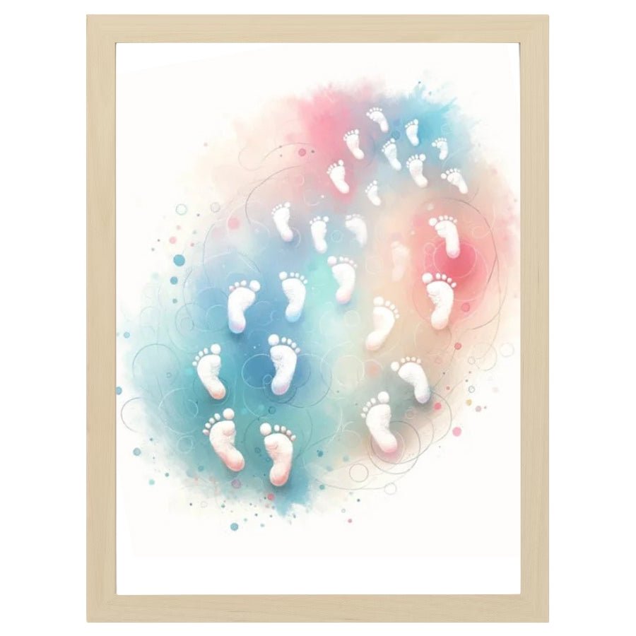 Cuadro Infantil Decorativo Piececitos - Nanetes