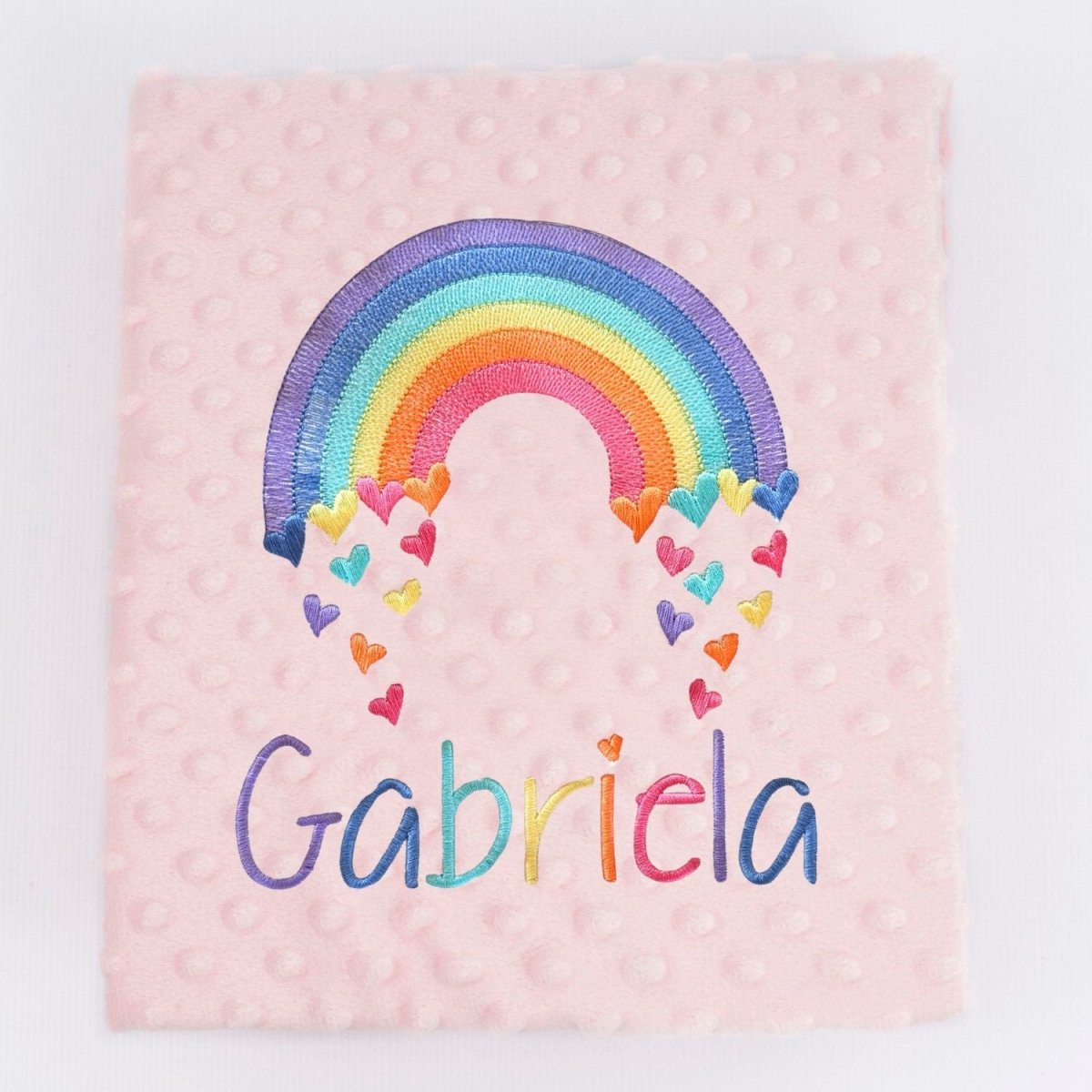 Manta Bebé arco iris Corazones Nanetes - Nanetes