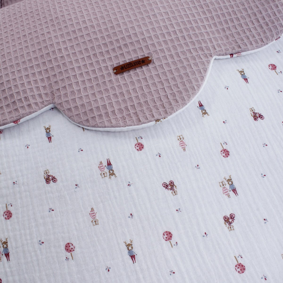 Colcha capazo reversible Tadea Uzturre - Nanetes