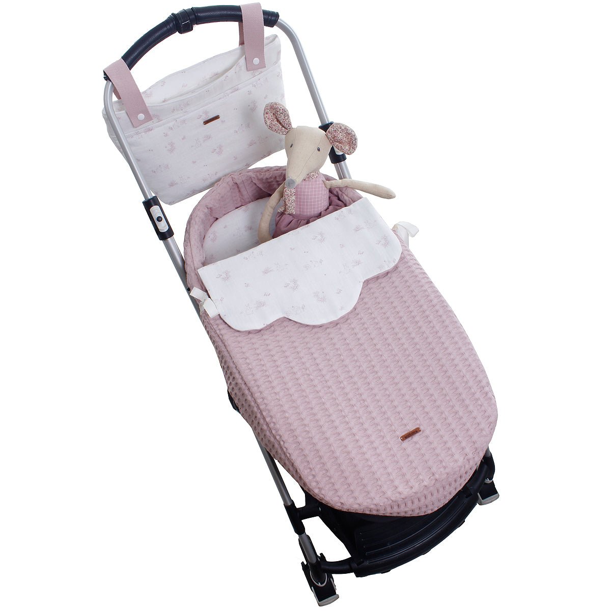 Colcha capazo reversible Telma Uzturre - Nanetes