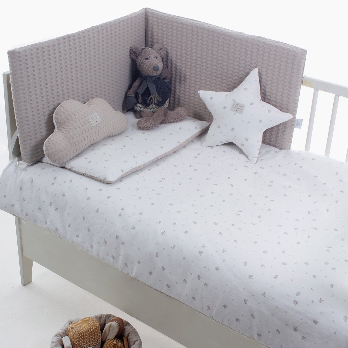 Nórdico + Protector cuna Clea Uzturre - Nanetes