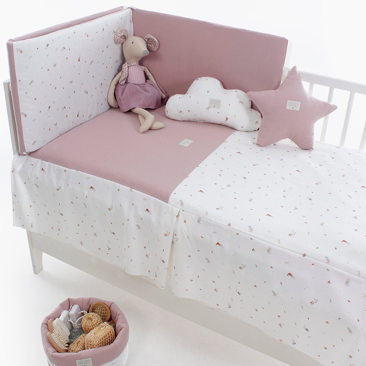 Colcha+ Protector cuna Bastian Uzturre - Nanetes