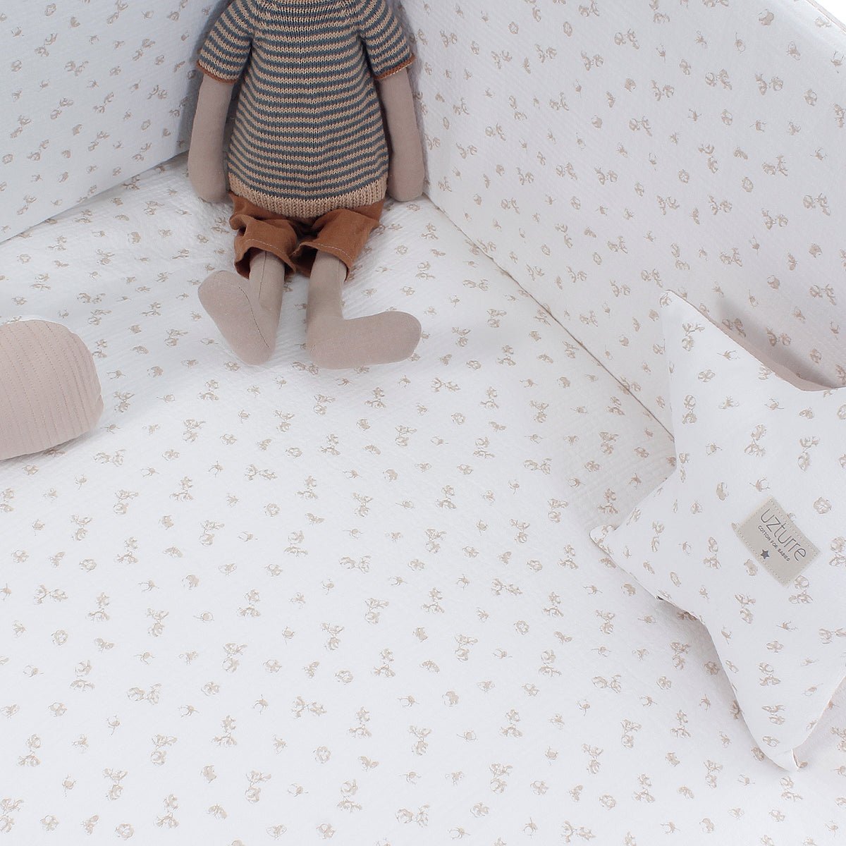 Colcha+ Protector cuna Flavia Uzturre - Nanetes