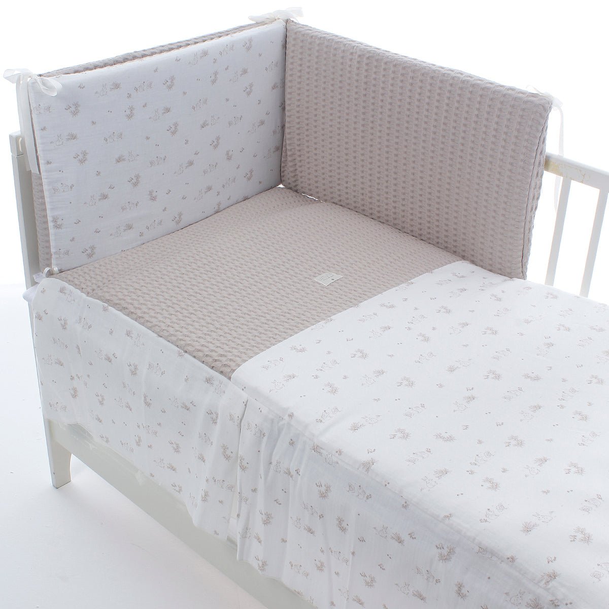 Colcha+ Protector cuna Telma Uzturre - Nanetes