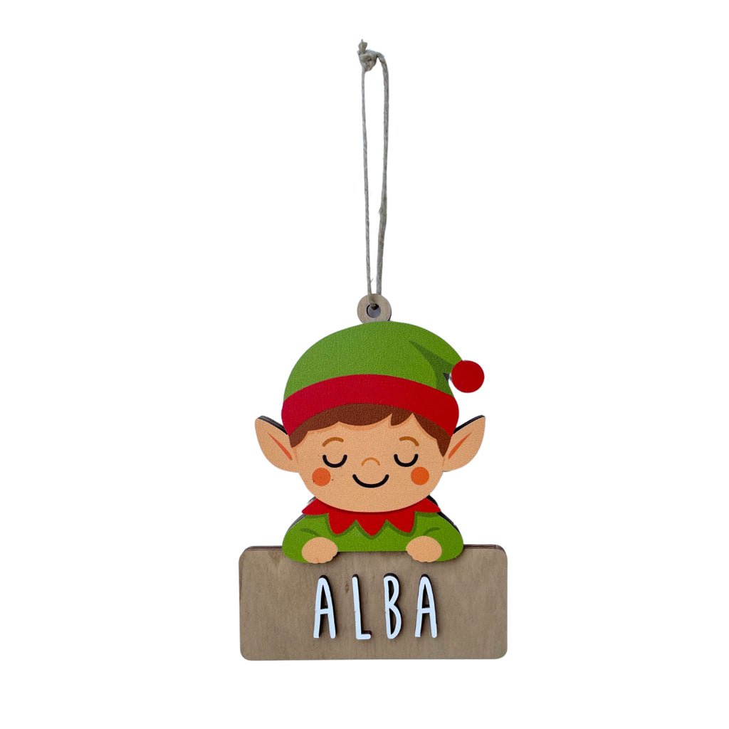 Adorno Navidad Personalizado Duende - Nanetes
