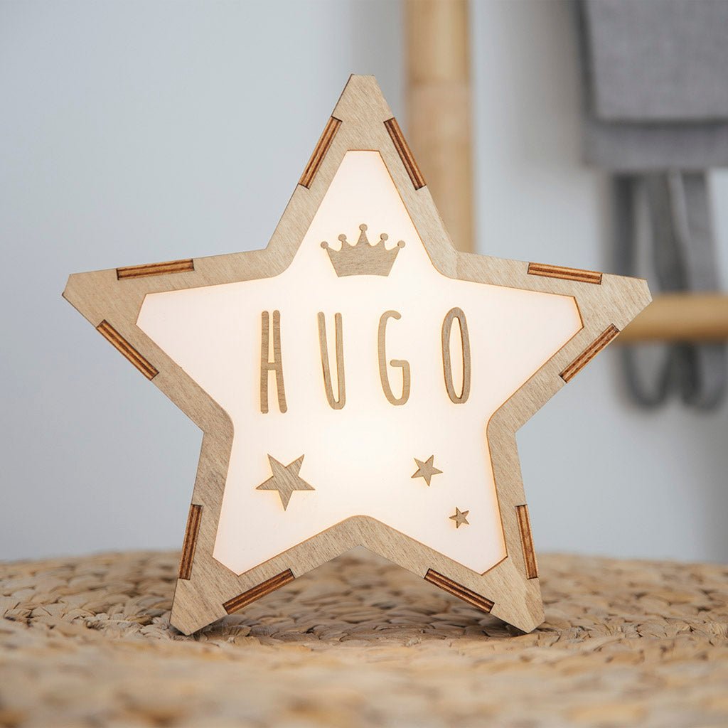 Lampara Infantil Personalizada Estrella - Nanetes