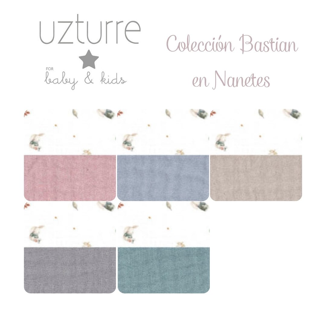 Colcha capazo reversible Bastian Uzturre - Nanetes