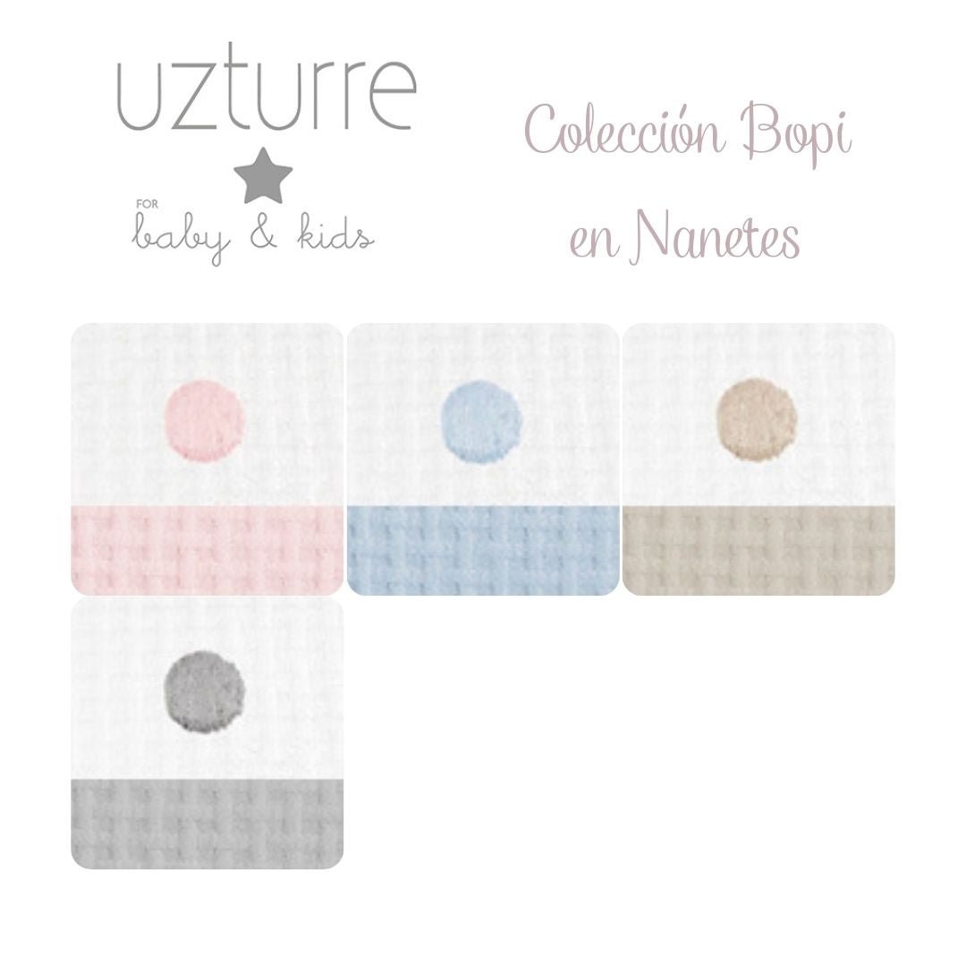 Colcha capazo Reversible Bopi Uzturre - Nanetes