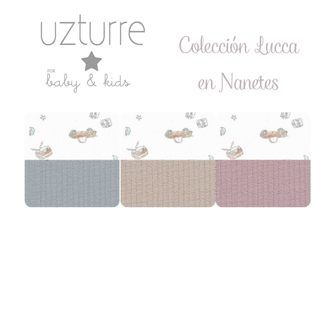 Colcha capazo Reversible Lucca Uzturre - Nanetes