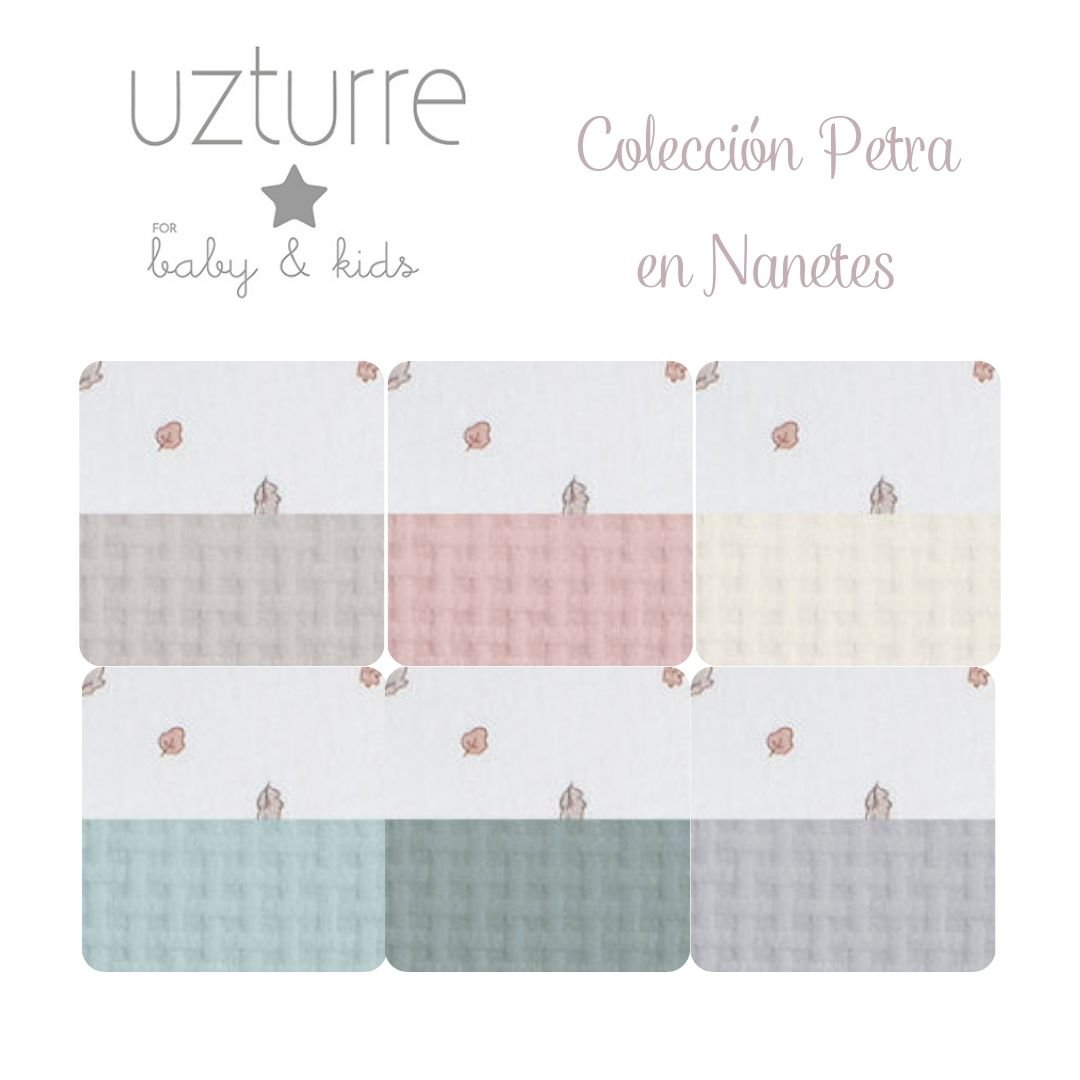 Colcha capazo Reversible Petra Uzturre - Nanetes