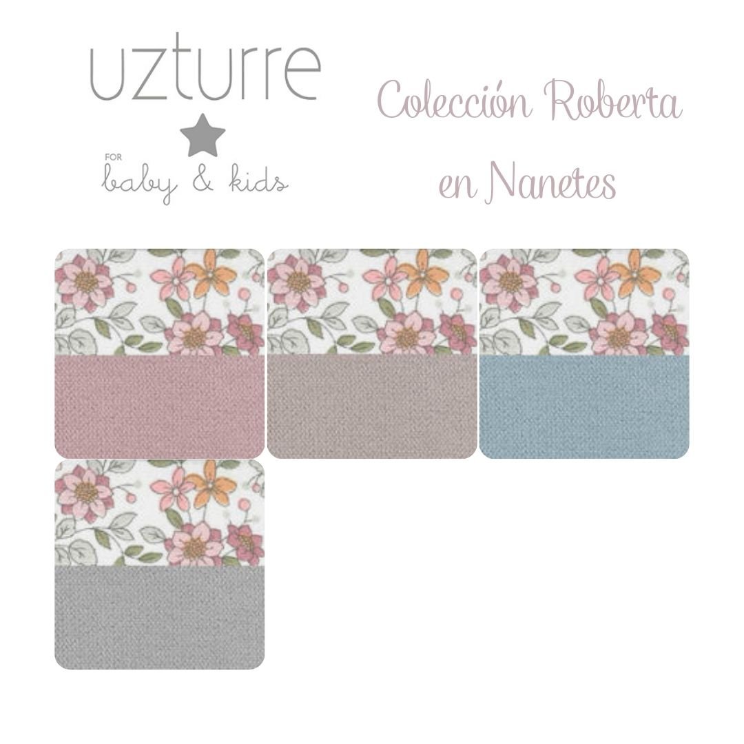 Colcha capazo Reversible Roberta Uzturre - Nanetes